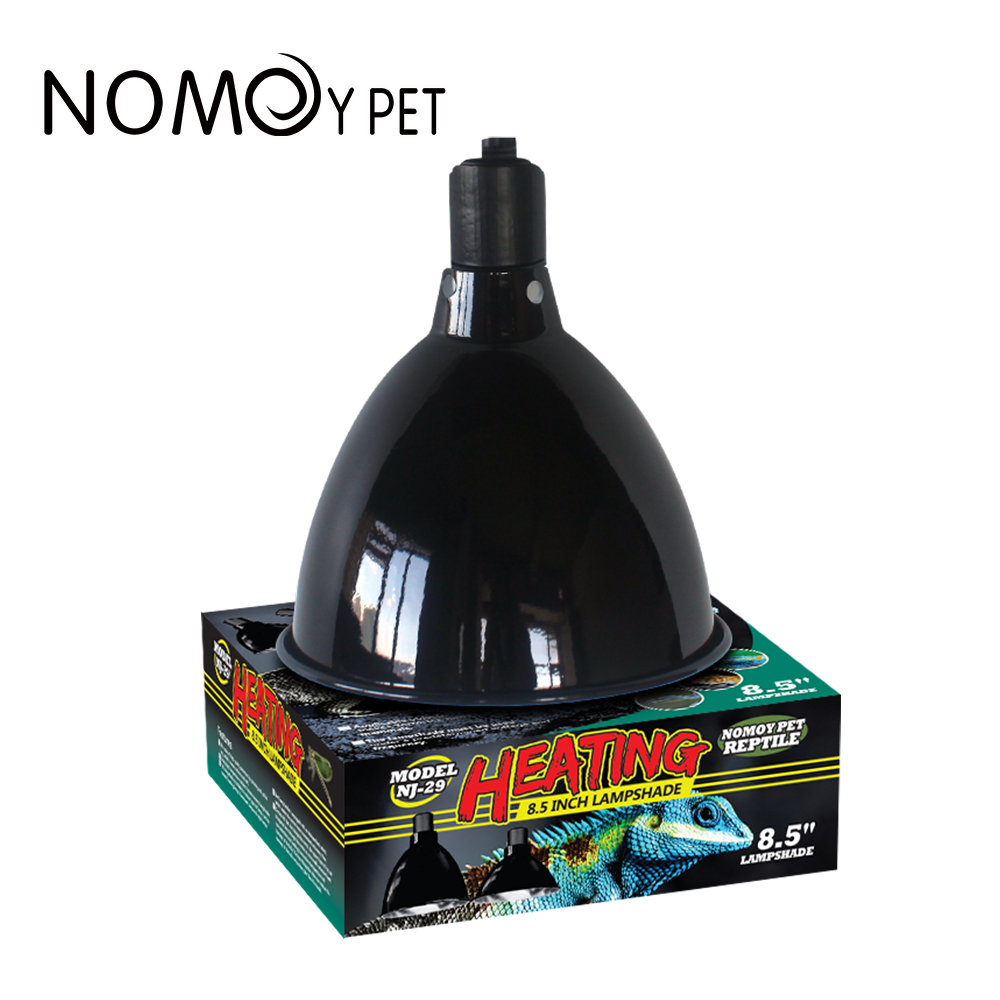 China OEM T5 Light Fixtures Reptile - 8.5 inch bright black